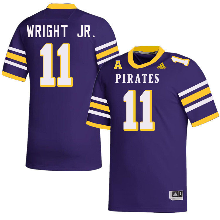 #11 Mike Wright Jr. ECU Jersey,East Carolina Pirates #11 Mike Wright Jr. Jersey Youth College-Purple